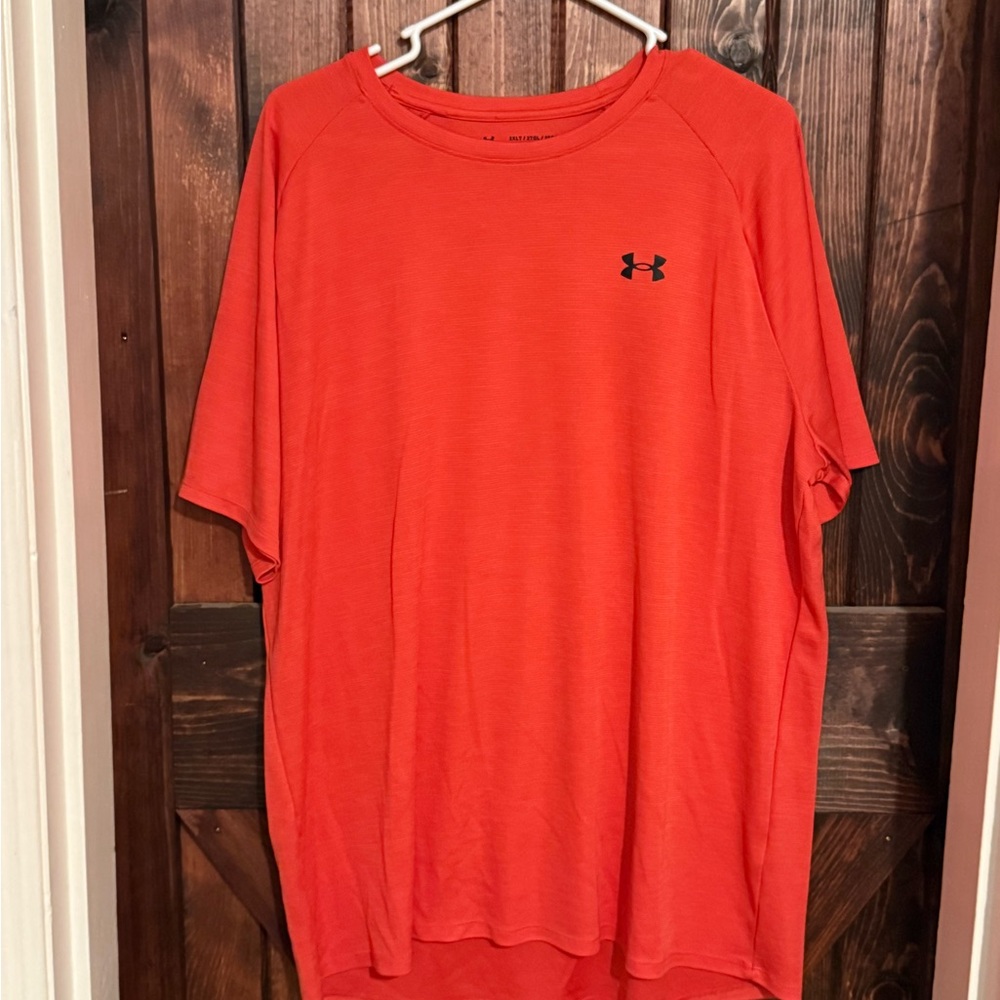 Under Armour Men's Vibrant Orange Short Sleeve Tee
